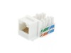 Picture of CAT5e Keystone Jack 90 Degree 110 UTP - White