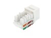 Picture of CAT5e Keystone Jack 90 Degree 110 UTP - White