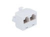 Picture of Modular Voice T Adapter - 1 Male to 2 Female (RJ45 - 8P8C for 8 Wire)